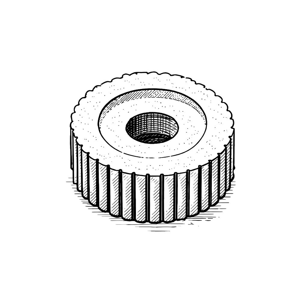 Fuel Tank Rubber Front